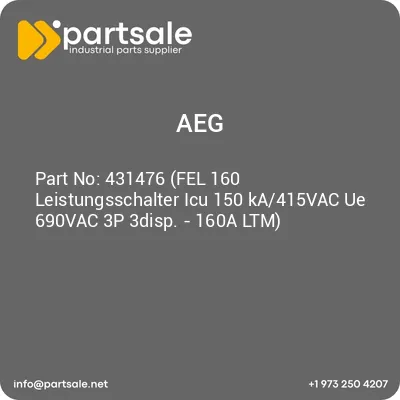 431476-fel-160-leistungsschalter-icu-150-ka415vac-ue-690vac-3p-3disp-160a-ltm