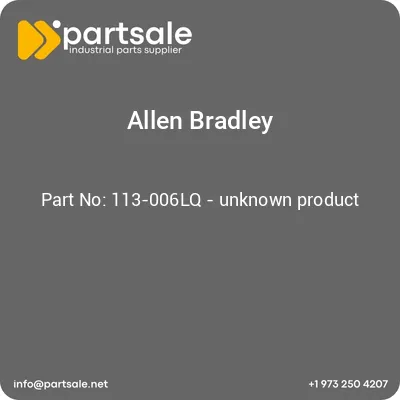 113-006lq-unknown-product