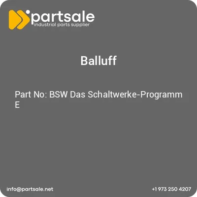 bsw-das-schaltwerke-programm-e
