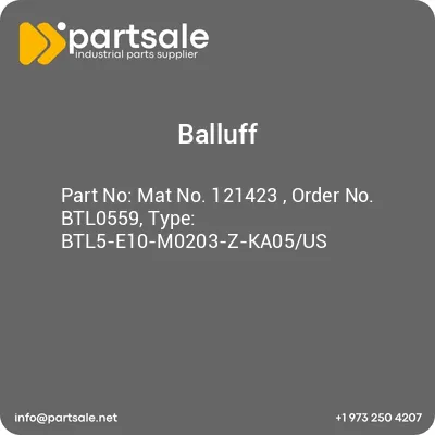 mat-no-121423-order-no-btl0559-type-btl5-e10-m0203-z-ka05us