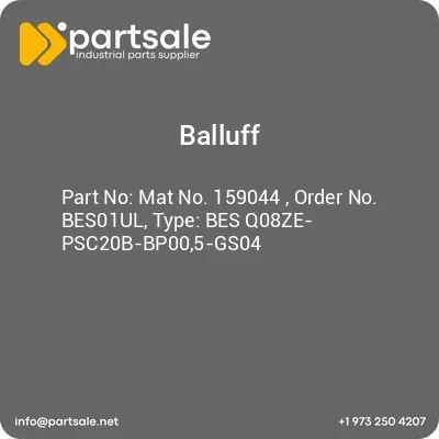 mat-no-159044-order-no-bes01ul-type-bes-q08ze-psc20b-bp005-gs04