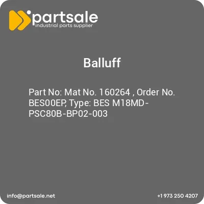 mat-no-160264-order-no-bes00ep-type-bes-m18md-psc80b-bp02-003