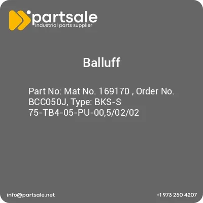 mat-no-169170-order-no-bcc050j-type-bks-s-75-tb4-05-pu-0050202