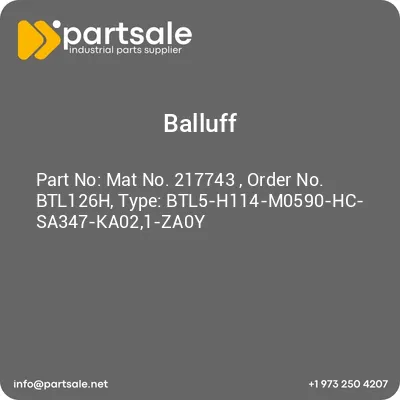 mat-no-217743-order-no-btl126h-type-btl5-h114-m0590-hc-sa347-ka021-za0y