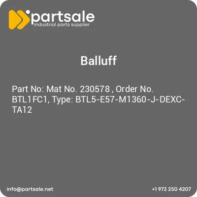 mat-no-230578-order-no-btl1fc1-type-btl5-e57-m1360-j-dexc-ta12