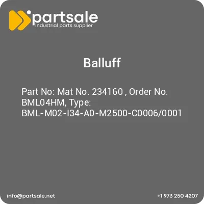 mat-no-234160-order-no-bml04hm-type-bml-m02-i34-a0-m2500-c00060001