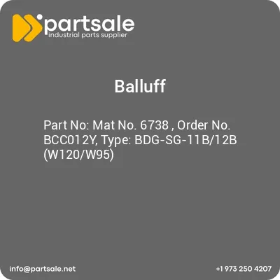 mat-no-6738-order-no-bcc012y-type-bdg-sg-11b12b-w120w95