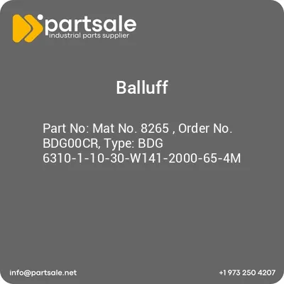 mat-no-8265-order-no-bdg00cr-type-bdg-6310-1-10-30-w141-2000-65-4m
