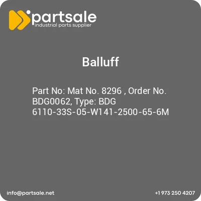 mat-no-8296-order-no-bdg0062-type-bdg-6110-33s-05-w141-2500-65-6m