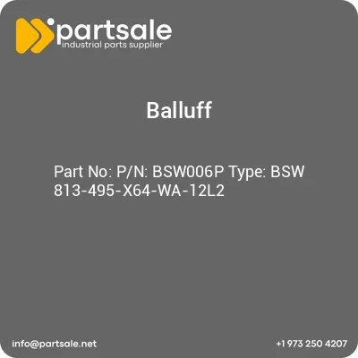 pn-bsw006p-type-bsw-813-495-x64-wa-12l2