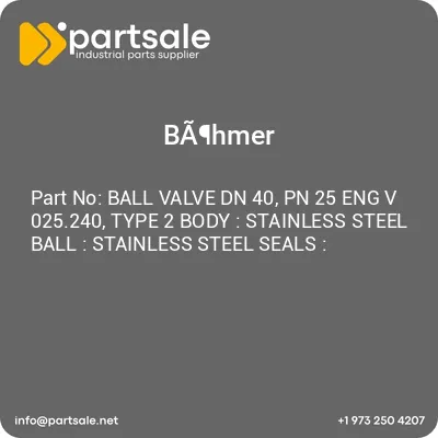ball-valve-dn-40-pn-25-eng-v-025240-type-2-body-stainless-steel-ball-stainless-steel-seals