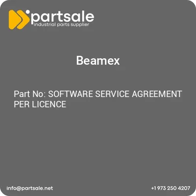 software-service-agreement-per-licence
