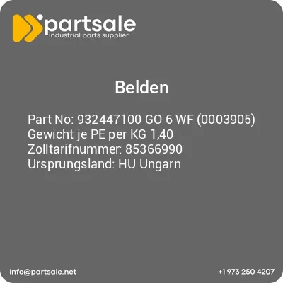 932447100-go-6-wf-0003905-gewicht-je-pe-per-kg-140-zolltarifnummer-85366990-ursprungsland-hu-ungarn