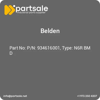 pn-934616001-type-n6r-bm-d