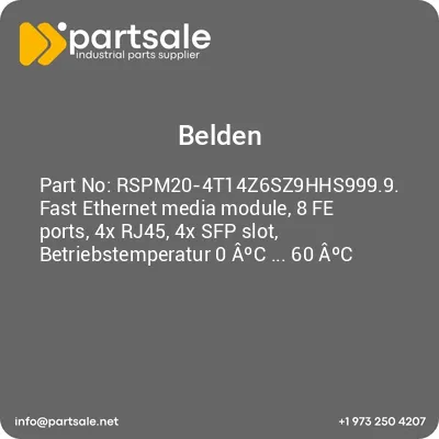 rspm20-4t14z6sz9hhs9999-fast-ethernet-media-module-8-fe-ports-4x-rj45-4x-sfp-slot-betriebstemperatur-0-aoc-60-aoc