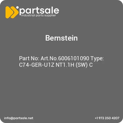 artno6006101090-type-c74-ger-u1z-nt11h-sw-c