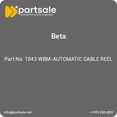 1843-wbm-automatic-cable-reel