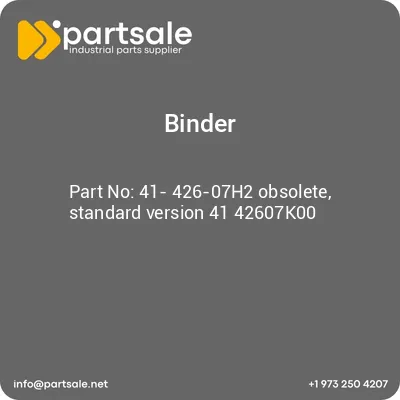 41-426-07h2-obsolete-standard-version-41-42607k00
