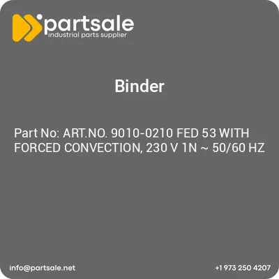 artno-9010-0210-fed-53-with-forced-convection-230-v-1n-5060-hz
