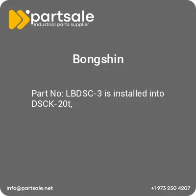 lbdsc-3-is-installed-into-dsck-20t