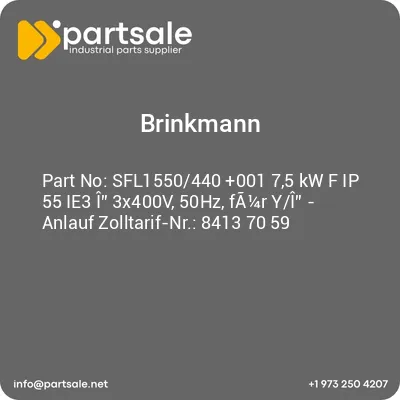 sfl1550440-001-75-kw-f-ip-55-ie3-i-3x400v-50hz-fa14r-yi-anlauf-zolltarif-nr-8413-70-59
