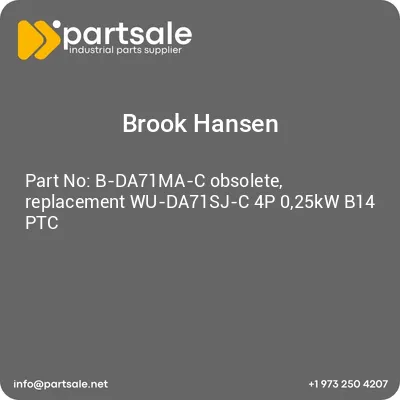 b-da71ma-c-obsolete-replacement-wu-da71sj-c-4p-025kw-b14-ptc