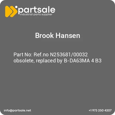 refno-n25368100032-obsolete-replaced-by-b-da63ma-4-b3