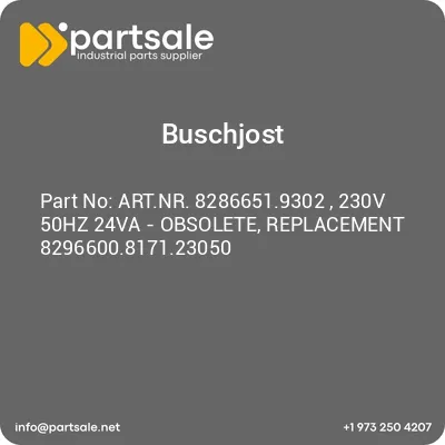 artnr-82866519302-230v-50hz-24va-obsolete-replacement-8296600817123050