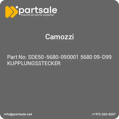 sde50-5680-090001-5680-09-d99-kupplungsstecker