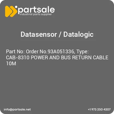 order-no93a051336-type-cab-8310-power-and-bus-return-cable-10m