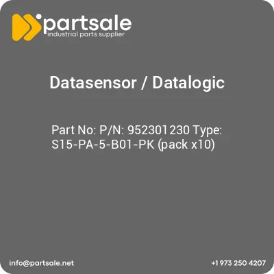 pn-952301230-type-s15-pa-5-b01-pk-pack-x10