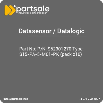 pn-952301270-type-s15-pa-5-m01-pk-pack-x10