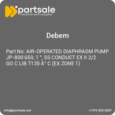 air-operated-diaphragm-pump-jp-800-650-1-ss-conduct-ex-ii-22-go-c-lib-t135-a-c-ex-zone-1