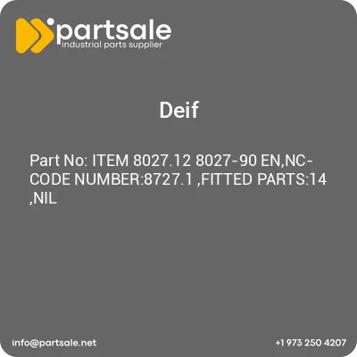 item-802712-8027-90-ennc-code-number87271-fitted-parts14-nil