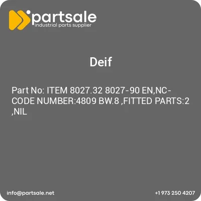 item-802732-8027-90-ennc-code-number4809-bw8-fitted-parts2-nil