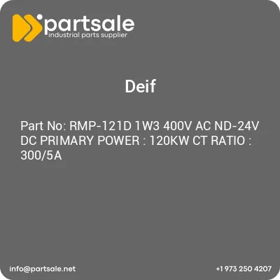 rmp-121d-1w3-400v-ac-nd-24v-dc-primary-power-120kw-ct-ratio-3005a