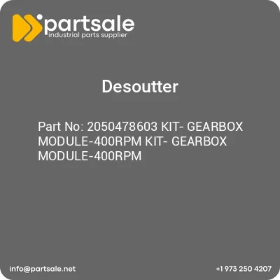 2050478603-kit-gearbox-module-400rpm-kit-gearbox-module-400rpm
