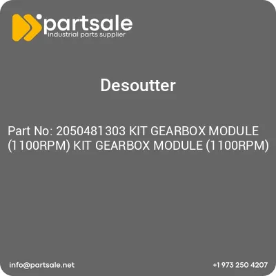 2050481303-kit-gearbox-module-1100rpm-kit-gearbox-module-1100rpm