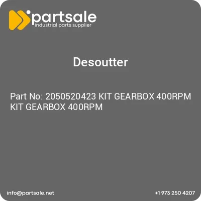 2050520423-kit-gearbox-400rpm-kit-gearbox-400rpm
