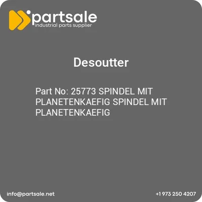 25773-spindel-mit-planetenkaefig-spindel-mit-planetenkaefig