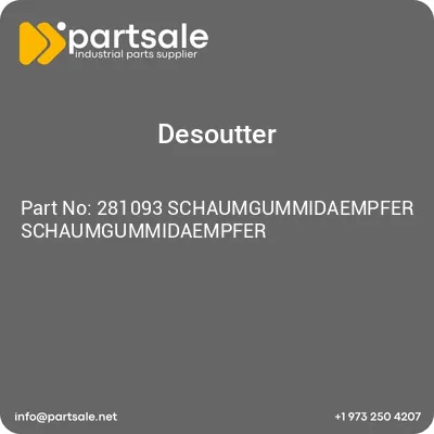 281093-schaumgummidaempfer-schaumgummidaempfer