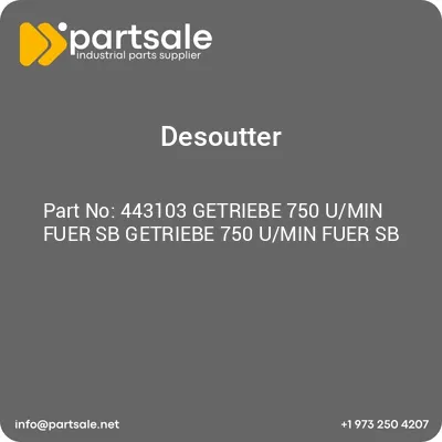443103-getriebe-750-umin-fuer-sb-getriebe-750-umin-fuer-sb