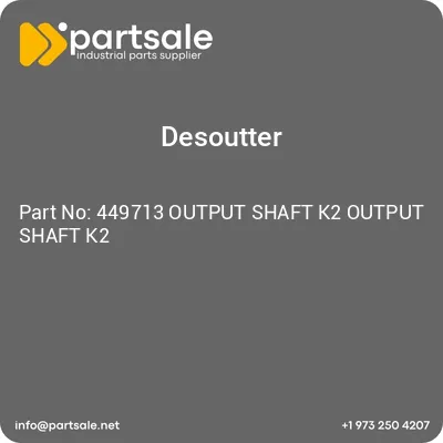449713-output-shaft-k2-output-shaft-k2