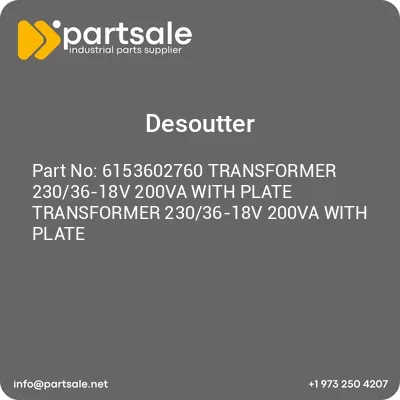 6153602760-transformer-23036-18v-200va-with-plate-transformer-23036-18v-200va-with-plate