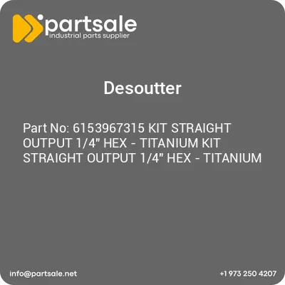 6153967315-kit-straight-output-14-hex-titanium-kit-straight-output-14-hex-titanium