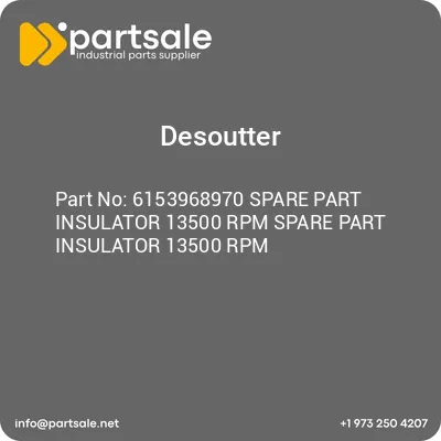6153968970-spare-part-insulator-13500-rpm-spare-part-insulator-13500-rpm