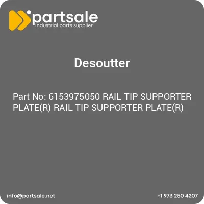 6153975050-rail-tip-supporter-plater-rail-tip-supporter-plater