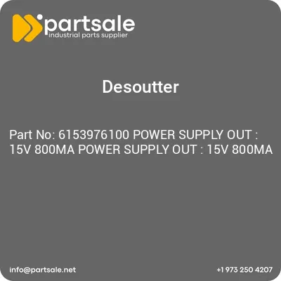 6153976100-power-supply-out-15v-800ma-power-supply-out-15v-800ma