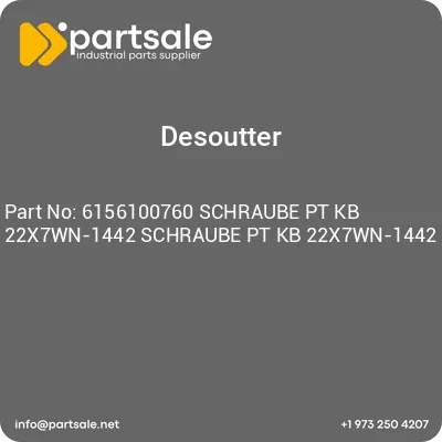 6156100760-schraube-pt-kb-22x7wn-1442-schraube-pt-kb-22x7wn-1442