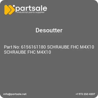 6156161180-schraube-fhc-m4x10-schraube-fhc-m4x10